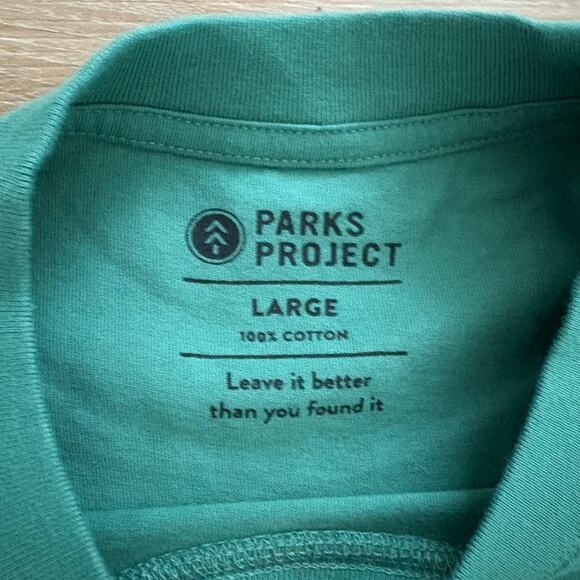 Parks Project National Parks Checklist Pocket Green Tee L - Picture 3 of 6